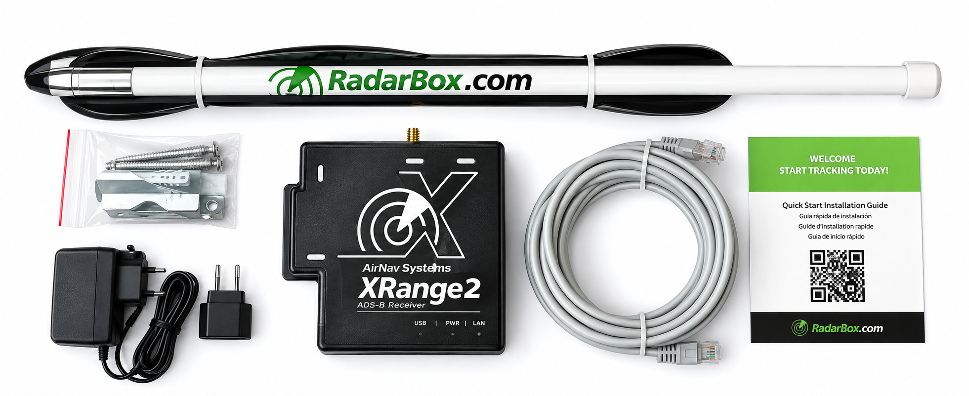 XRange 2 Receiver package contents